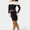 7skn0242be_black_4_d329103f-65ed-4188-8291-187c2db15520 Off Shoulder Removable Faux Fur Set